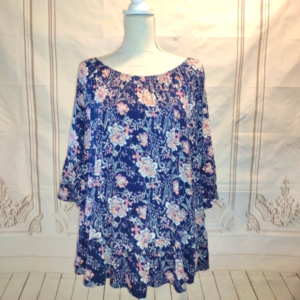 Style & Co size 1x floral blouse